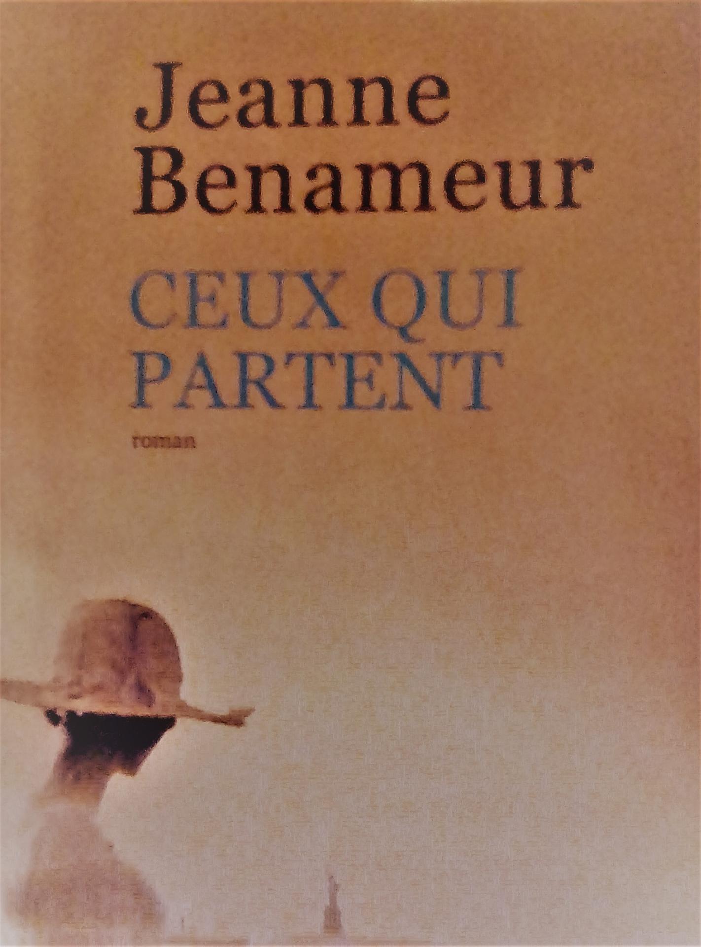 Ceux qui partent de Jeanne Benameur Actes Sud 2019